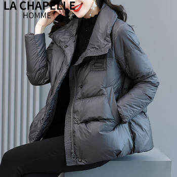 lachapellehomme拉夏贝尔九江羽绒服2023时尚洋气高端短款小个子宽松