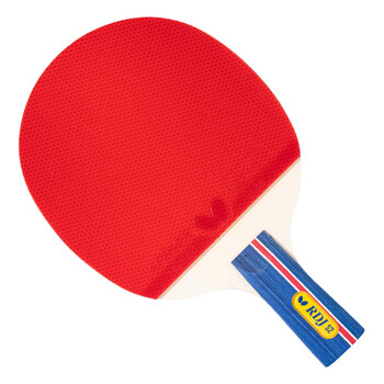 蝴蝶（BUTTERFLY）S2乒乓球拍入门单拍含拍套 直拍/短柄双面反胶