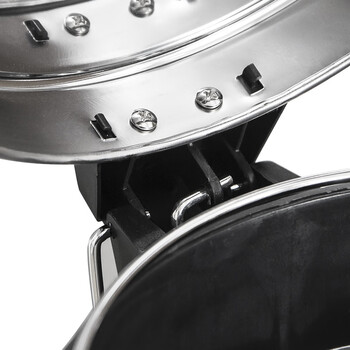 欧润哲垃圾桶脚踏带盖8L不锈钢客厅卧室厨房卫生间家用内外双桶缓降静音