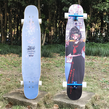 hooly长板girl滑板专业板成年初学者女生儿童男生潮不良少女平花天