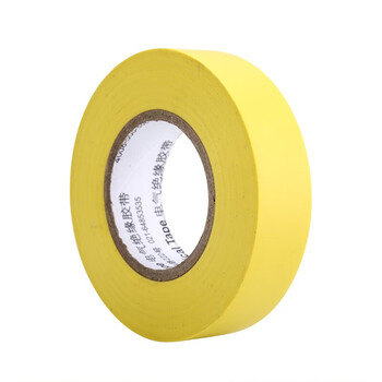 3M电工绝缘胶带汽修线束胶带家装无铅耐磨防潮 黄色 单个装 1600#
