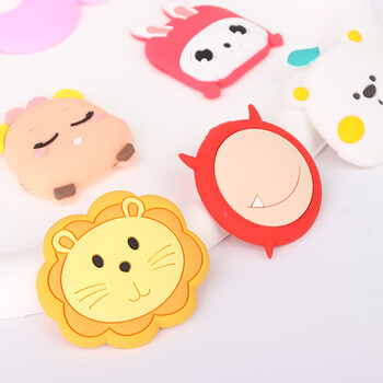 Touch Fish 创意冰箱贴防撞垫可爱趣味门挡无痕防撞门把手防撞防磕碰缓冲门阻器装饰 卡通图案随机（4个装）