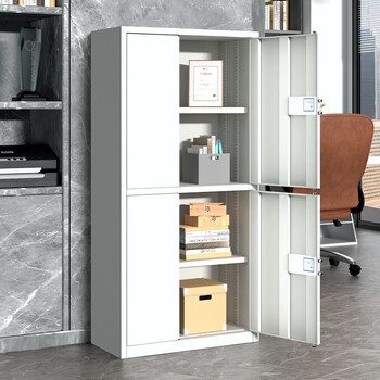 ZHONGWEI保密柜文件铁皮柜资料保险柜钢制防盗柜电子密码锁柜通双节不带抽