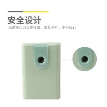 晨光（M&G）卷笔刀手摇学生转笔刀削笔机半自动削笔器防漏削铅笔颜色随机APS906H1单个装