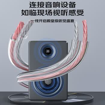 HAILE海乐 音频线 音响线 音箱线 喇叭线 发烧级 增强型屏蔽抗干扰 纯铜200芯 25米HT-YXX20025
