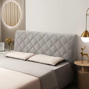 芍萌软包床头罩 感床头布套罩遮丑神器加厚木床靠背软包全包通用 布面