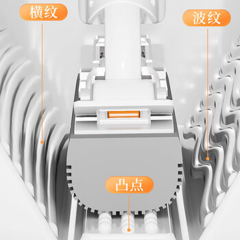 佳帮手搓洗免手洗拖把盆拖布水桶长方形加大口径家用清洁手提拖把桶35cm
