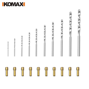 科麦斯电磨配件套装小型打磨机打孔钻头木材玉石文玩钻孔小工具