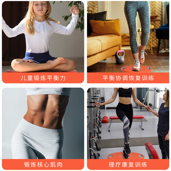 PROIRON普力艾 平衡板成人儿童瑜伽健身核心力量训练器 青灰色