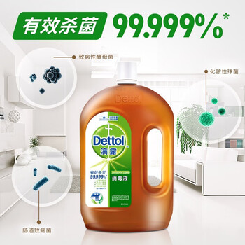 滴露消毒液1.2L*2  家用消毒液衣物除菌液除螨皮肤宠物猫狗消毒