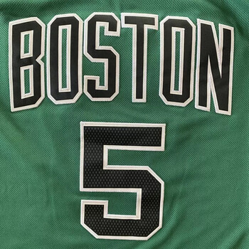 滕讯体育nba同款凯尔特人队5号加内特球衣kg森林狼21号狼王篮球服复古