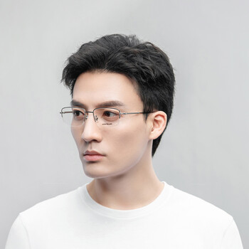 万宝龙眼镜架眼镜框 Montblanc万宝龙男款枪色镜框枪黑色镜腿光学眼镜架眼镜框近视眼镜男框mb0061oa 001 54 经典棱 纹系列 行情报价价格评测 京东