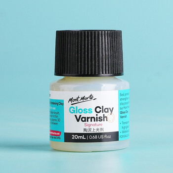 蒙玛特(Mont Marte)粘土上光油20ml 陶泥上光剂手办泥塑黏土保护剂儿童diy手工陶艺雕塑防水亮光剂MMSP2002 速写 马克笔绘画