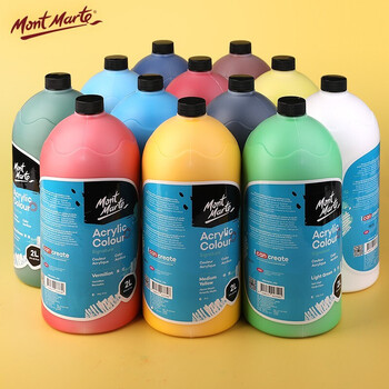 蒙玛特(MontMarte)丙烯颜料2l中绿大瓶美术手绘彩绘墙绘画画丙烯颜料套装大容量绘画防水颜料VMSCH2033 蒙玛特(MontMarte)丙烯颜料2l中绿大瓶美术手绘彩绘墙绘画画丙烯颜料套装大容量绘画防水颜料VMSCH2033