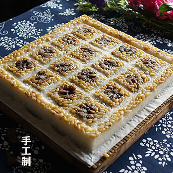 上海特产零食七宝一品方糕正宗传统甜糯米糕点心松仁核桃糕纯手工【图片 价格 品牌 报价】-京东