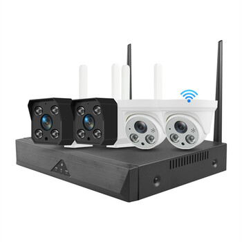 thrhu无线监控设备套装高清家用网络夜视4路8路摄像头成套系统手机