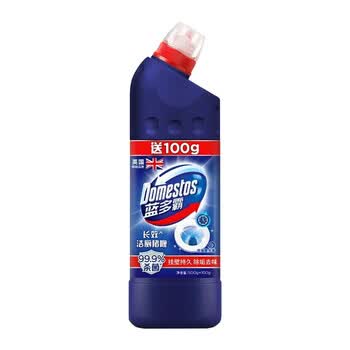 蓝多霸（DOMESTOS） 洁厕剂 长效洁厕啫喱沧海星光香600G*3瓶 除垢去味 马桶清洁剂