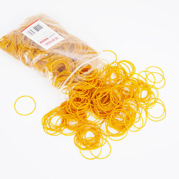 西玛（SIMAA）200g袋装橡皮筋高弹力强耐用 一次性橡皮筋 实用橡胶圈 牛皮筋 办公财务用品 量贩装8610