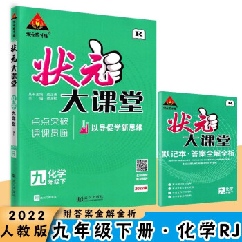 新版2022春状元大课堂九年级下册 化学下册人教版