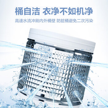 海尔（Haier）定频全自动系列 10KG波轮洗衣机  全自动   大容量 健康除螨洗 智能 EB100Z109 蝶形水流【专】