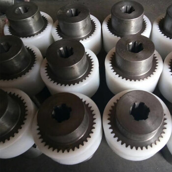 定制nl内齿型联轴套尼龙连接套齿轮联轴器nl型油泵电机专用联接连轴器