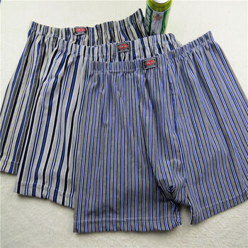 戏狐中老年内裤男式老人冬季男子大裤衩宽松男士大码加肥加大号爸爸