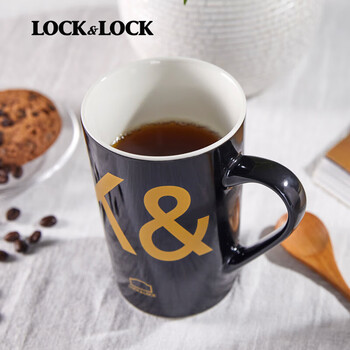 乐扣乐扣（LOCK&LOCK）马克杯家用牛奶杯早餐杯情侣杯子麦片杯水杯男女咖啡杯子YSH10010