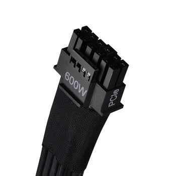 银昕（SilverStone）PP14-PCIE RTX40系显卡线（PCIE 5.0/12+4 pin 12VHPWR/支持银欣二代电源）