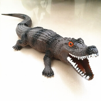 儿童节礼物鳄鱼玩具会爬 鳄鱼玩具电动爬行充电发声仿真动物会走路