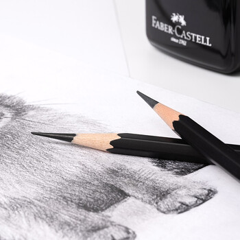 辉柏嘉【全网低价】辉柏嘉（Faber-castell）素描铅笔高考素描铅笔12支装哑光6B115206美术写生