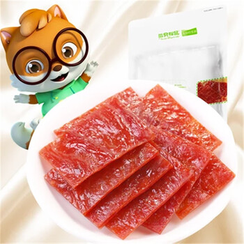 三只松鼠靖江猪肉脯450g营养健康零食休闲小吃自然片肉干新货三只松鼠