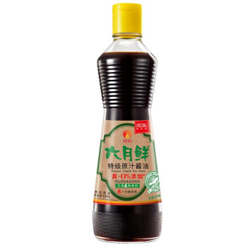 欣和 酱油 六月鲜特级原汁酱油（酿造酱油）500ml 0%添加防腐剂16.90元