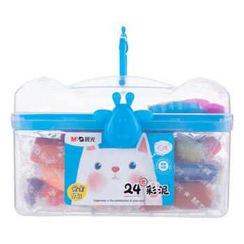 晨光(M&G)文具手工儿童彩泥幼儿园小学生玩具橡皮泥 24色盒装粉红猫咪生日开学礼物送全班送孩子 晨光(M&G)文具手工儿童彩泥幼儿园小学生玩具橡皮泥 24色盒装粉红猫咪生日开学礼物送全班送孩子