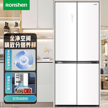 容声(Ronshen)容声(Ronshen)502升变频一级能效十字对开四开门冰箱家用BCD-502WVS1FPCA全空间净化白色