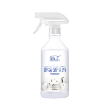 盾王瓷砖清洁剂500ml 去黄去污浴室家用清洗剂 厕所地砖地板强力除垢