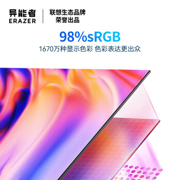 联想生态品牌异能者21.5英寸显示器 VA广视角 75Hz 全高清微边框  HDMI 家用电脑办公显示屏 D2221H-E