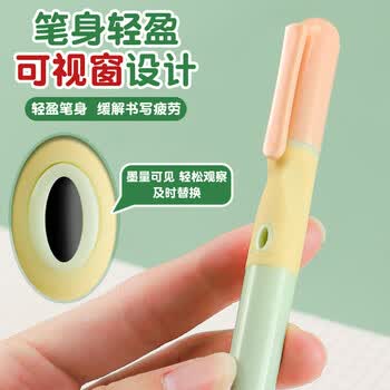 永生正姿钢笔正握笔姿势小学三年级专用初学者练字暗尖可换墨囊礼物  3413马卡龙色12支盒装