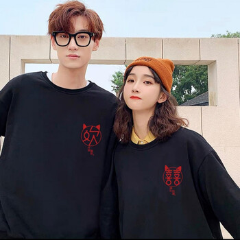 啄木鸟男装春秋冬季情侣卫衣韩版宽松加绒加厚ns学生情侣装外套一男一