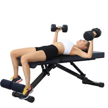 GK多功能折叠哑铃凳健身椅飞鸟凳仰卧起坐板家用健身器材卧推健身凳