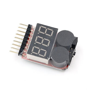 鑫凯辰 1-8S LED 低压蜂鸣器警报器 BB响 电压电亮指示器检查器仪（2个）