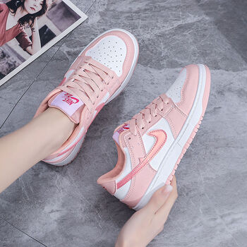 jepsen2023夏季aj女鞋空军一号樱花粉低帮学生运动休闲百搭板鞋女