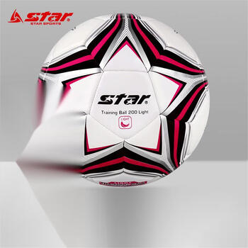 世达（star） 足球小学生专用球中考 黑粉升级款 5号球【12岁以上标准用球】