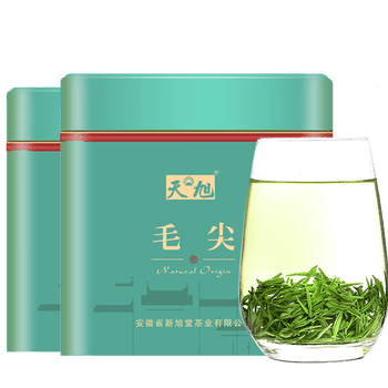 天旭绿茶毛尖茶叶新茶明前春茶浓香嫩芽茶叶自己喝茗茶方罐装250g