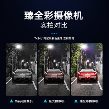 HIKVISION海康威视摄像头监控臻全彩夜视高清200万室内室外1080P画面手机远程AI人形侦测3327WDV3-L 4MM