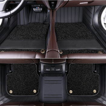 卡宴 玛卡 帕拉梅拉 卡曼 博克斯特 全包围汽车脚垫 黑色 黑色纳米绒
