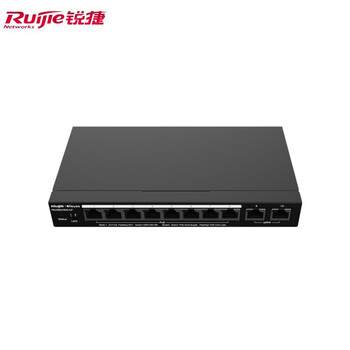 锐捷(Ruijie)RG-ES210GC-LP 10千兆网管交换机 智能监控poe交换机 8个poe电口2个千兆电口 锐捷(Ruijie)RG-ES210GC-LP 10千兆网管交换机 智能监控poe交换机 8个poe电口2个千兆电口