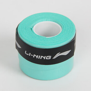 李宁（LI-NING）羽毛球手胶吸汗防滑吸汗带GP1000-A十条装 冰绿色