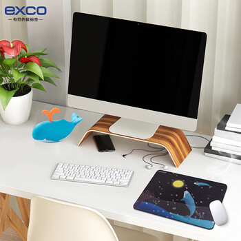 宜适酷(EXCO)鲸鱼鼠标垫小号 细面游戏动漫卡通可爱笔记本电脑办公小鼠标垫便携凑单可水洗3541 宜适酷(EXCO)鲸鱼鼠标垫小号 细面游戏动漫卡通可爱笔记本电脑办公小鼠标垫便携凑单可水洗3541