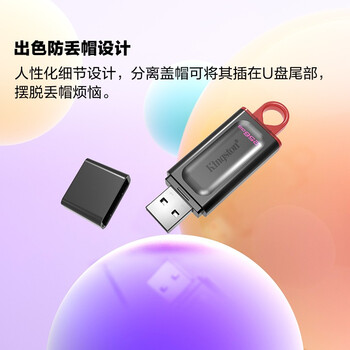 金士顿（Kingston）256GB USB3.2 Gen 1 U盘 DTX 大容量U盘 时尚设计 轻巧便携 学习办公投标电脑车载通用