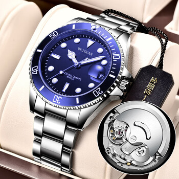 威冠瑞士进口机芯全自动机械表男士手表男日历夜光时尚潮流多功能手表